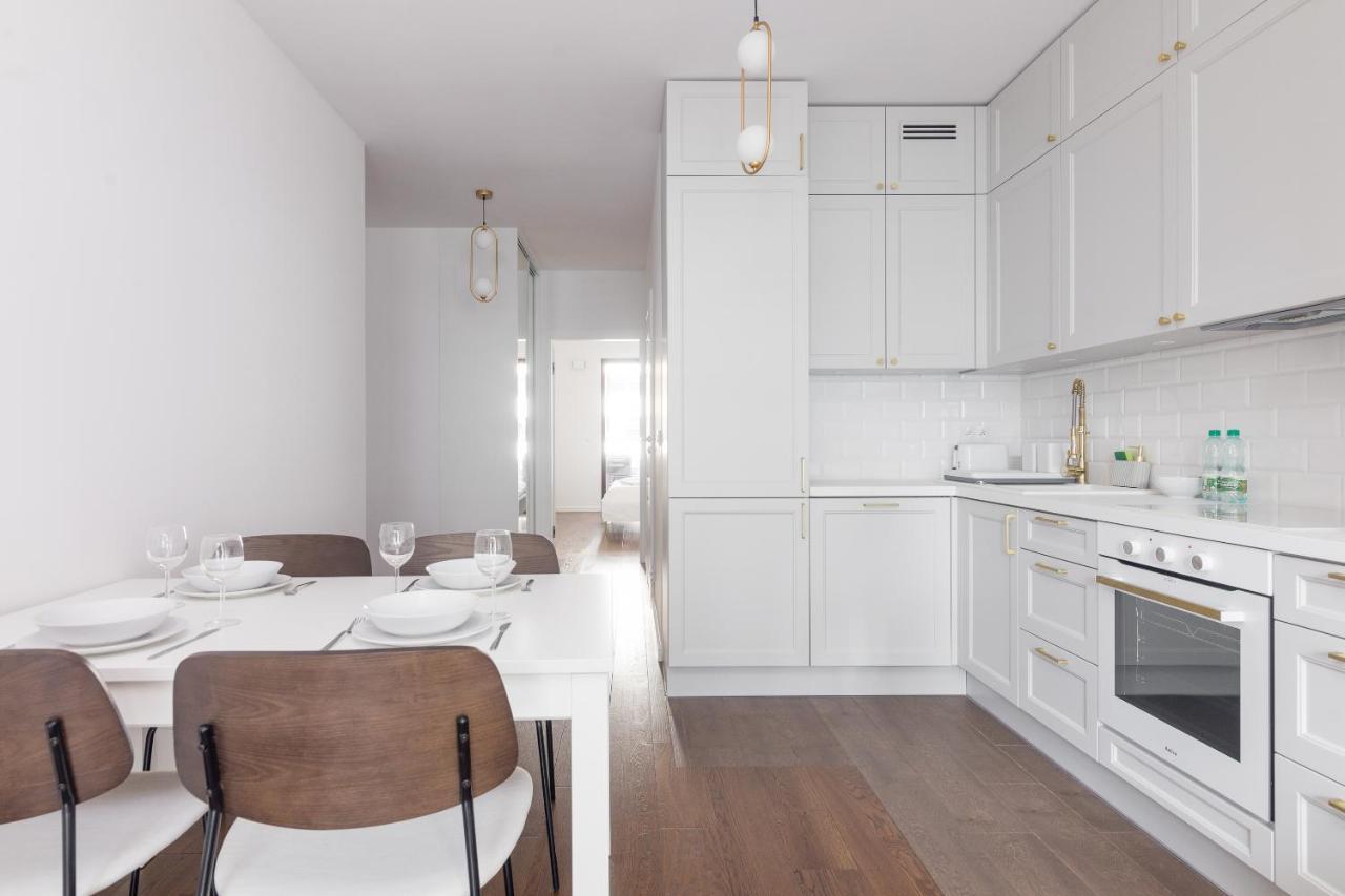 Burakowska Pastel Elegant Apartment Warschau Buitenkant foto